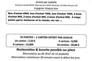 Loto du Comité de Jumelage