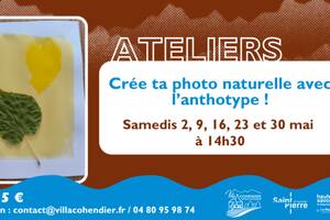 « Crée ta photo naturelle avec l'anthotype »