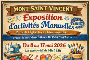 exposition d'activités artisanales organisée par l'Associatiob Un Point c'est Tout