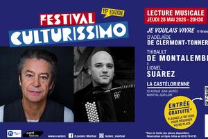 Festival Culturissimo - Lecture musicale de Thibault Montalembert