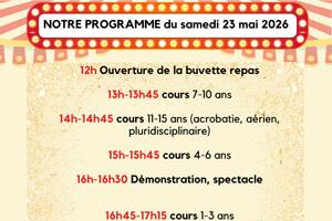 porte ouverte école de cirque Acroabte-Circus 23 mai 2026