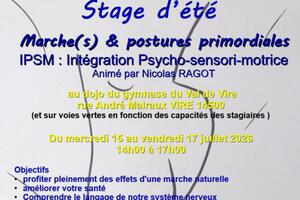 stage d'été - marche(s) et postures primordiales