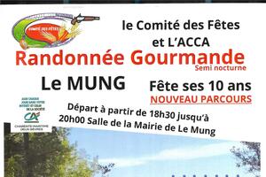 RANDONNEE GOURMANDE LE MUNG