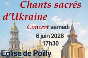 Concert de chants sacrés d'Ukraine avec le Chœur Borysthène