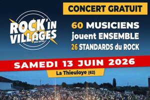 Rock'in Villages 5 - L'évènement rock gratuit des Hauts-de-France !