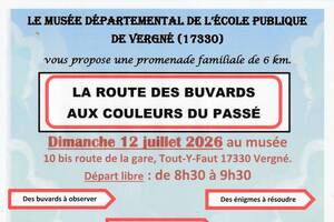La route des buvards aux couleurs du passé