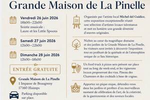 Exposition d'art à la Grande Maison de La Pinelle