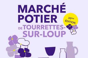 photo Marché Potier de Tourrettes sur Loup