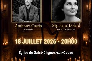 Concert à la bougie - Mezzo Sopano et harpe