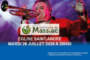 Jean-Claude Borelly et sa Trompette d'Or à Massiac