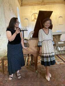 Festival de musique du château de la Gadeliere : Chantal et Gisele Andranian , piano à quatre mains