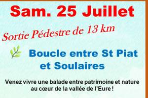Boucle de 13 km entre St Piat et Soulaires