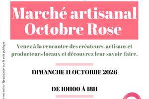 Marché des Créateurs pour Octobre Rose