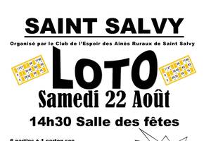 LOTO d'été DES AINES SAINT SALVY 47