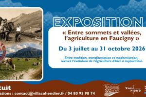Exposition « Entre sommets et vallées, l'agriculture en Faucigny »