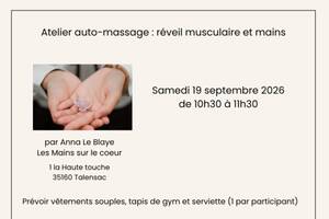 Atelier massage auto-massage à Talensac