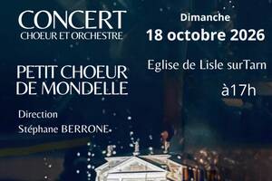 concert chorale et orchestre Petit Choeur de Mondelle