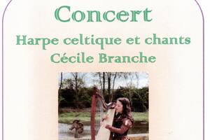 Concert de Harpe celtique et chants par Cécile Branche