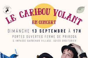 Concert du Caribou Volant à la ferme de Priroda