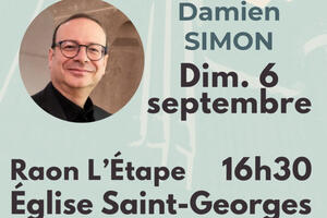 Concert d'orgue par Damien SIMON à Raon L'Étape