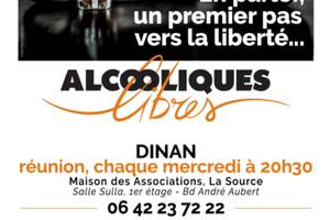 Réunion chaque mercredi à 20h30 – Alcooliques Libres