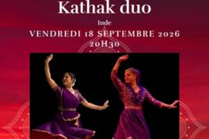 Kathak duo - Danse indienne - Vaishali Panwar et Isabelle Anna