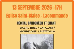 Récital bandonéon et chant : Duo Loïse et Daniel Brel