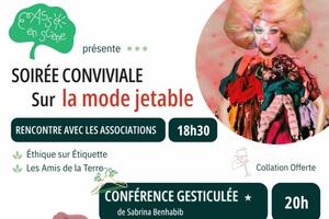 soirée conviviale sur la mode jetable