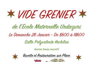 photo VIDE GRENIER DE L ECOLE MATERNELLE URDAZURI