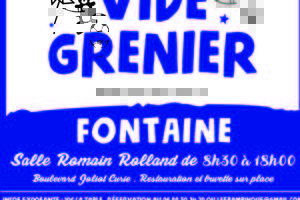 photo Vide Grenier du printemps Dimanche 18 Mars à Fontaine