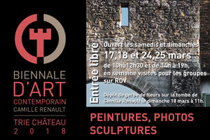 photo Biennale d’Art contemporain Camille Renault 2018 Trie-Château