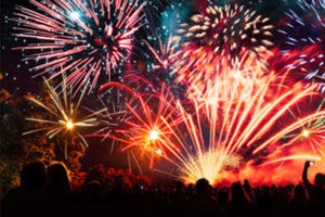 photo Fête de Nalliers et feu d'artifice