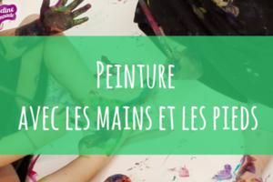 photo Eveil sensoriel - Peinture avec les mains et les pieds