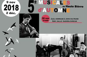 photo 5e Musicales d'Automne en Haute Bièvre - Hommage à John Coltrane