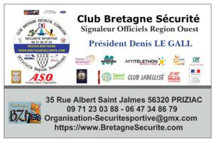 photo CLUB BRETAGNE SECURITE SIGNALEUR OFFICIELS REGION OUEST