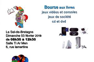 photo Bourse aux livres, jeux vidéos, société, CD, dvd, vinyles, consoles, et dédicaces d'auteurs locaux