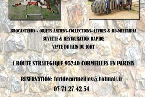 photo BELLE BROCANTE DANS LE FORT DE CORMEILLES EN PARISIS