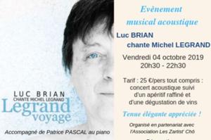 photo Luc Brian chante Michel Legrand