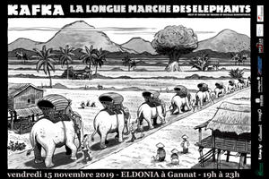 photo KAFKA LA LONGUE MARCHE DES ELEPHANTS