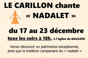 photo Le carillon chante NADALET à GAULENE (81340)