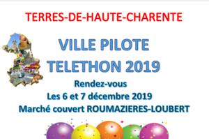 photo Téléthon - 6 & 7 décembre 2019 - Terres-de-Haute-Charente ville pilote de la Charente!