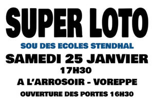 SUPER LOTO du Sou des Ecoles Stendhal