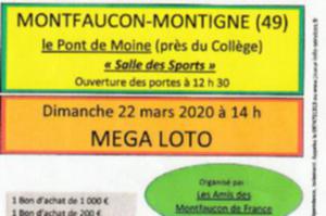 MEGA LOTO des Montfaucon de France