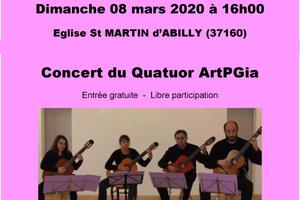 photo Concert du Quatuor ArtPGia