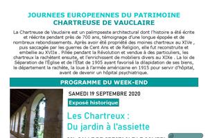 JOURNEES EUROPEENNES DU PATRIMOINE ET EXPOSITION