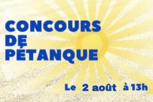 Tournoi de pétanque