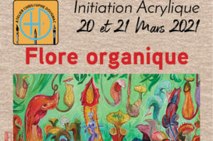 photo Stage initiation acrylique / flore organique