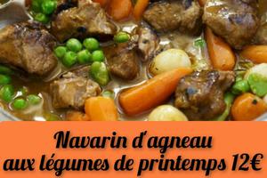 Week-end Navarin d 'agneau aux légumes de printemps