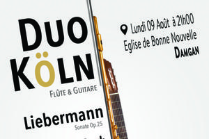 photo Duo Köln - Flûte & Guitare - Lundi 09 Août à Damgan