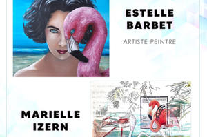 photo Exposition de peintures et sculptures Estelle Barbet et Marielle Izern